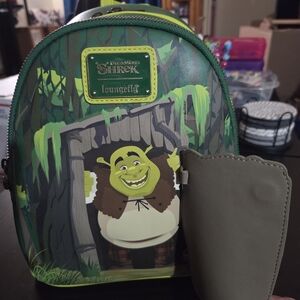 Loungefly Shrek Backpack - Green